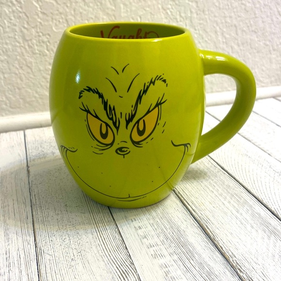 🎄Lg.Naughty/Nice Grinch Mug - Picture 1 of 4